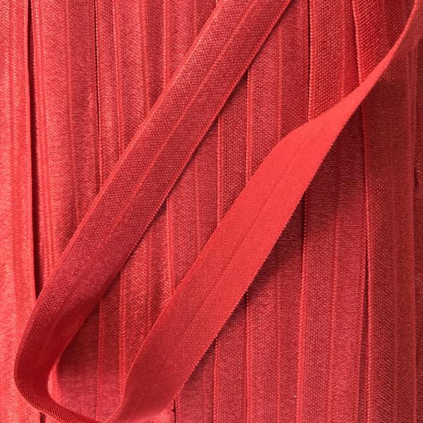 Elastisches Einfassband (Falzgummi) rot 15mm